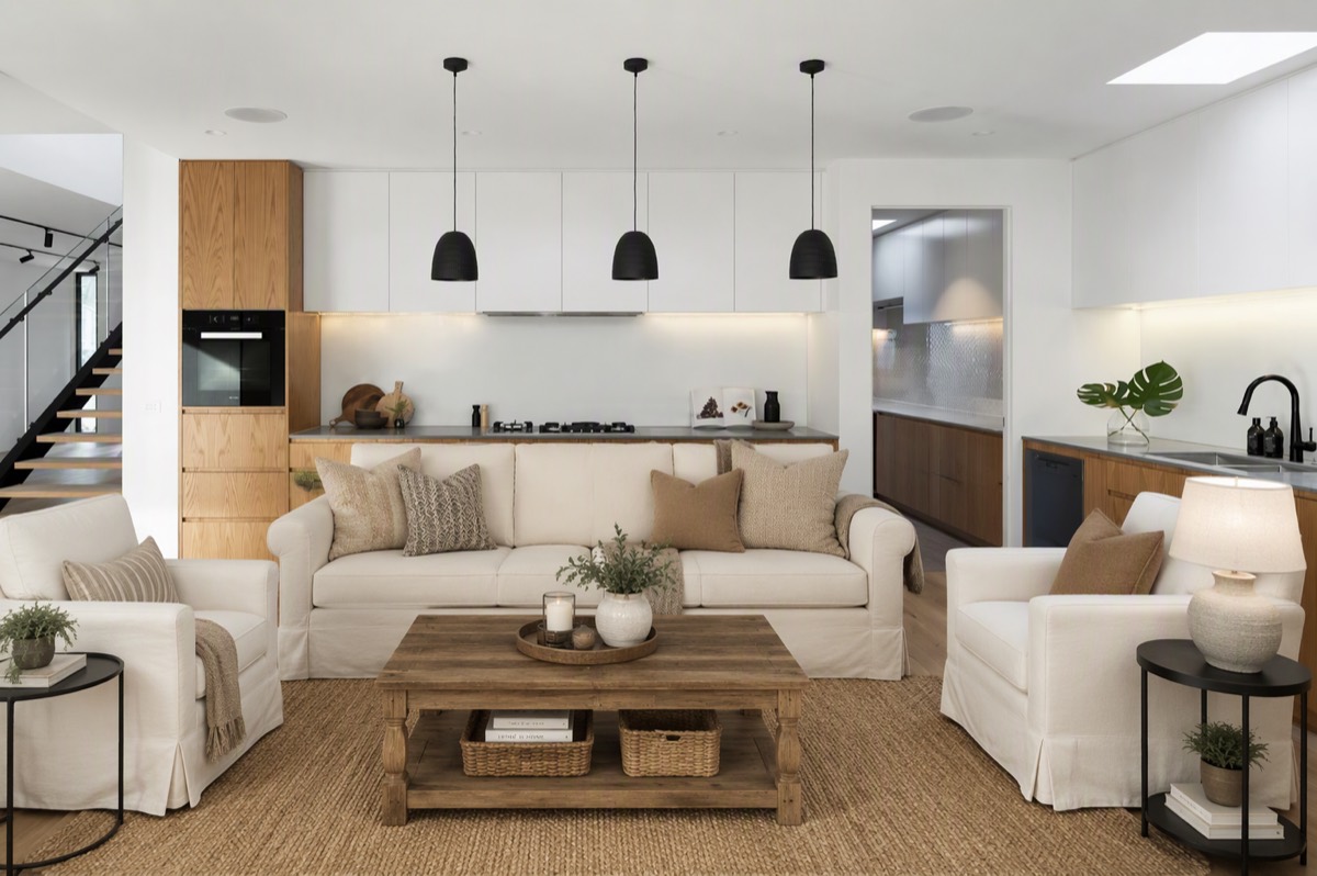 Farmhouse Living Room — Modern Rustic