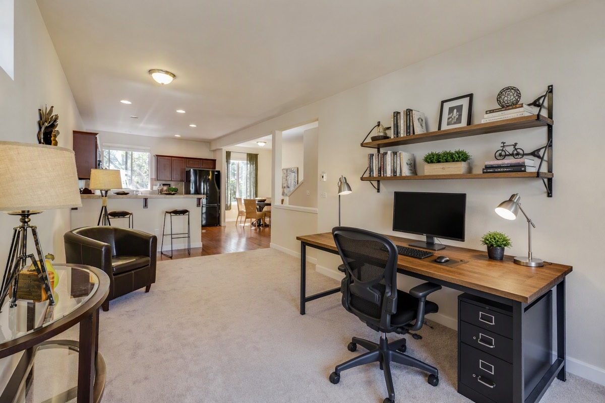 Minimalist Bedroom — Repurposed to Office — reimagined