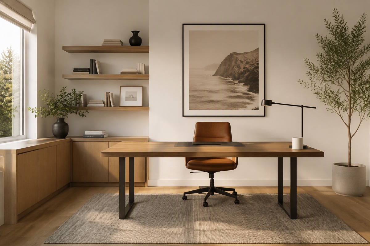Minimalist home office idea