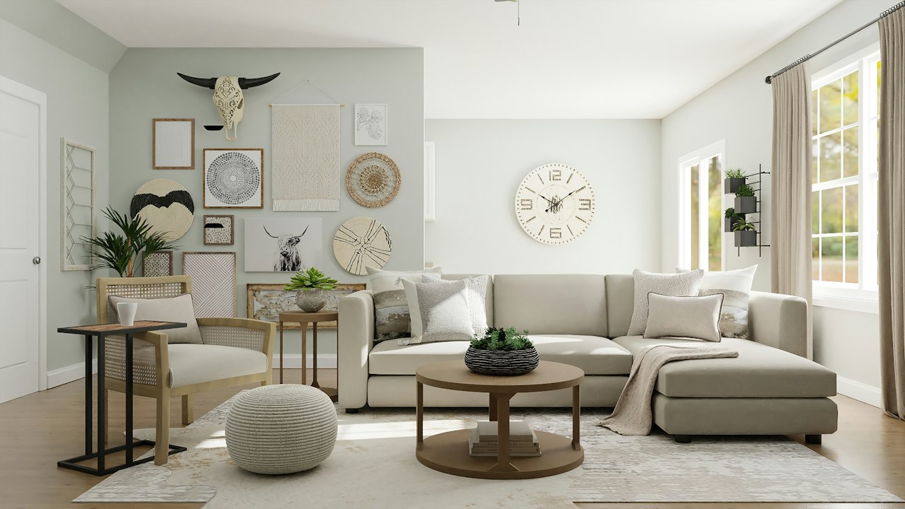 Rustic Basement — Cozy Den Conversion